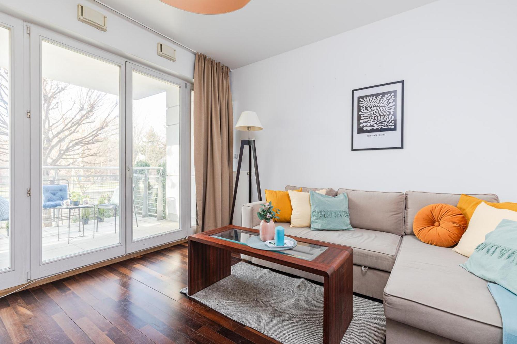 Superapart Wilanowska Apt 20 "Pet-Friendly 1Br Home With Patio Warsaw Exterior photo